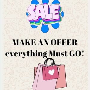 SALE MAKE OFFERS EVERYTHING ON SALE :)